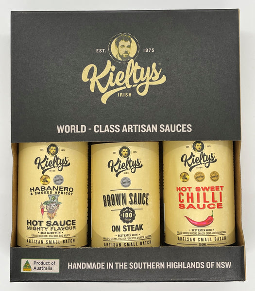 Kieltys Sauce & Condiments- 3 x Gift Pack